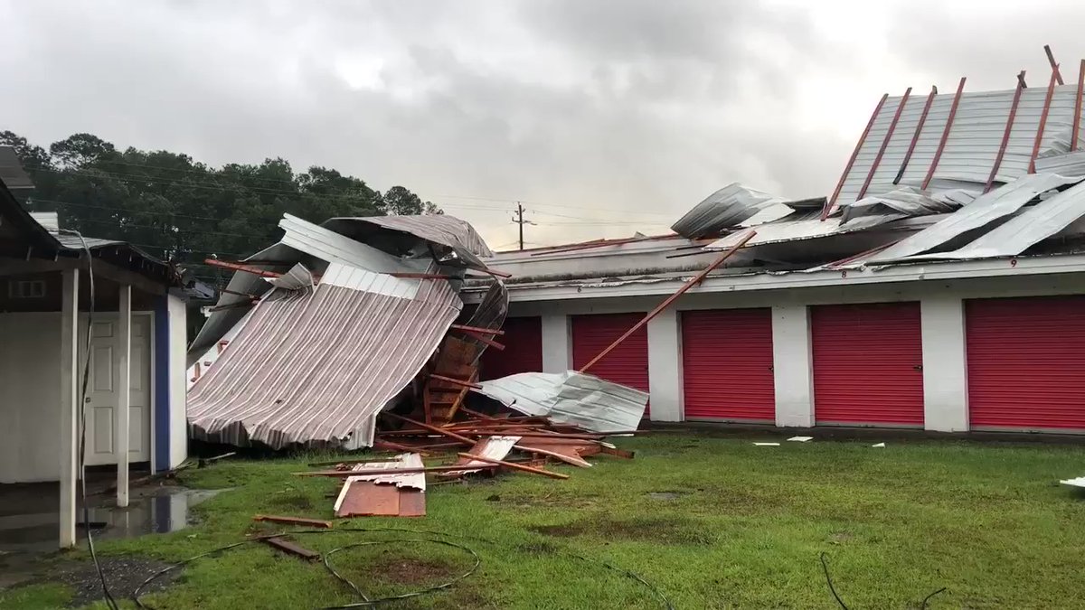 Just some of the damage in Sampson County after a possible tornado touched down in Roseboro.   