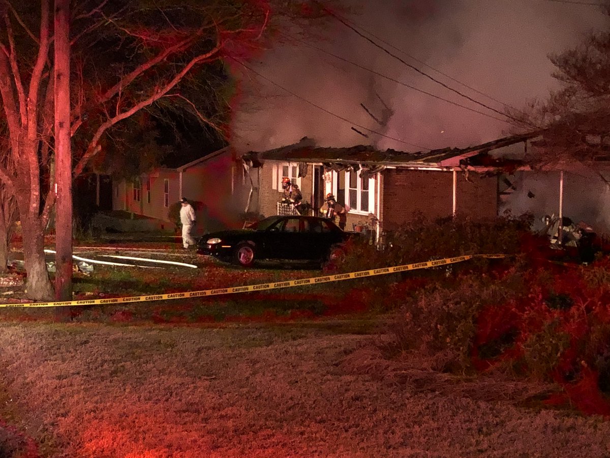Badin emergency crews are on scene right tending to a fire on Jackson St