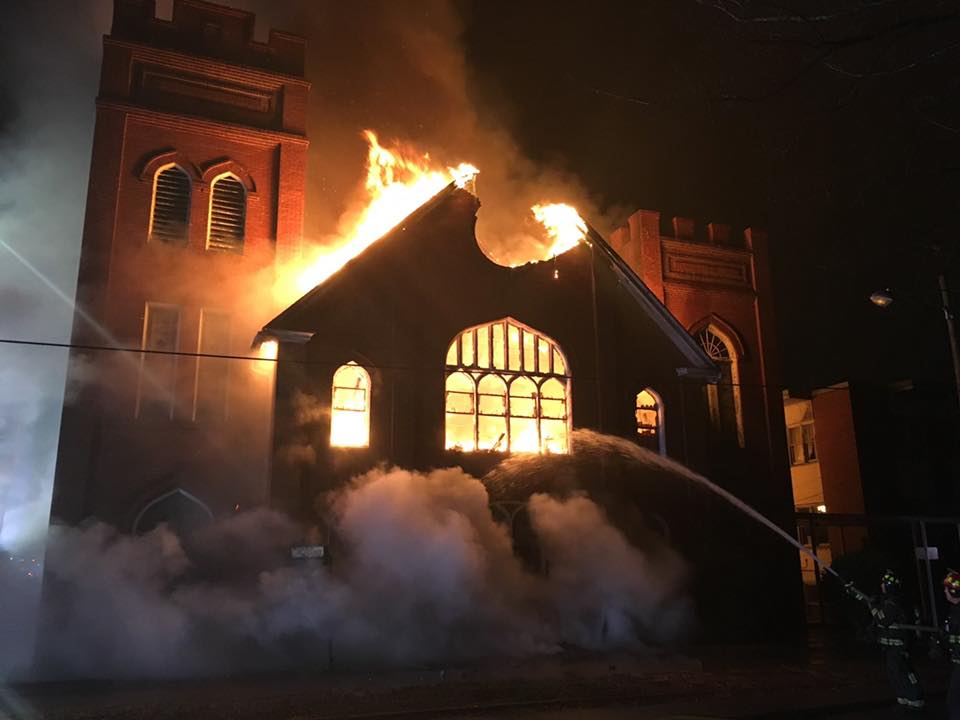 Massive church fire in Statesville that started just before midnight being called a total loss. Hear from the pastor of Visions Outreach Ministry