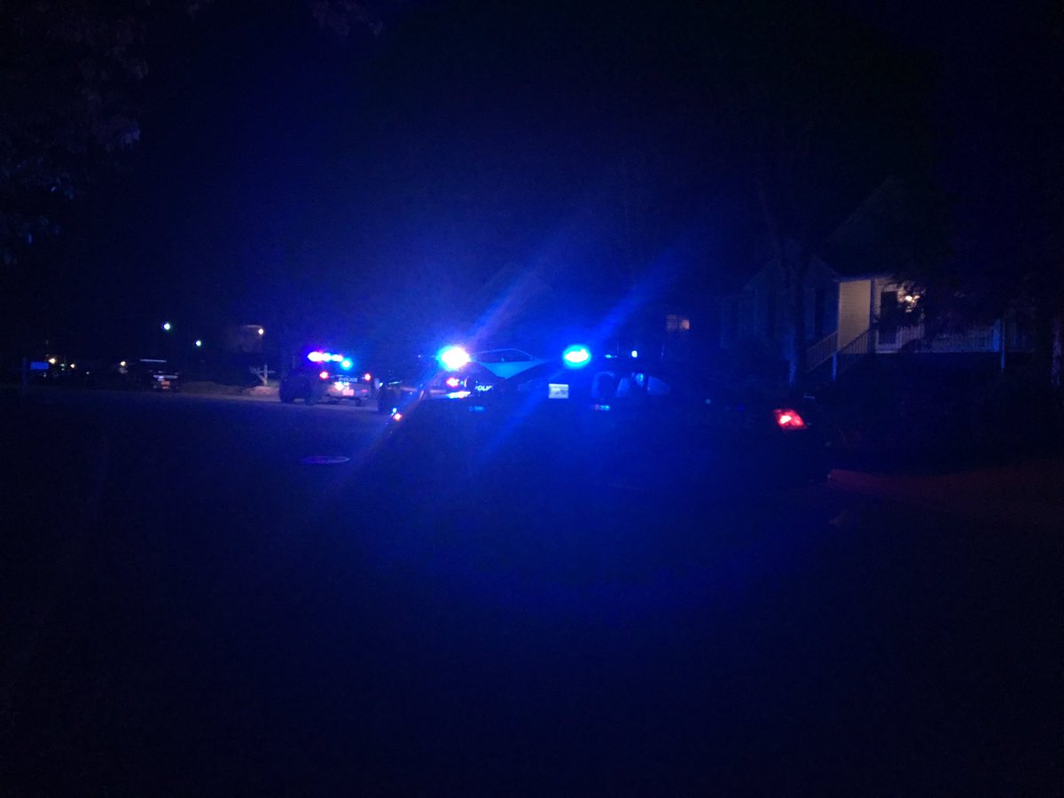 Earlier this morning of a scene on Trail Ridge Drive after a shooting. Police found a male victim shot multiple times.