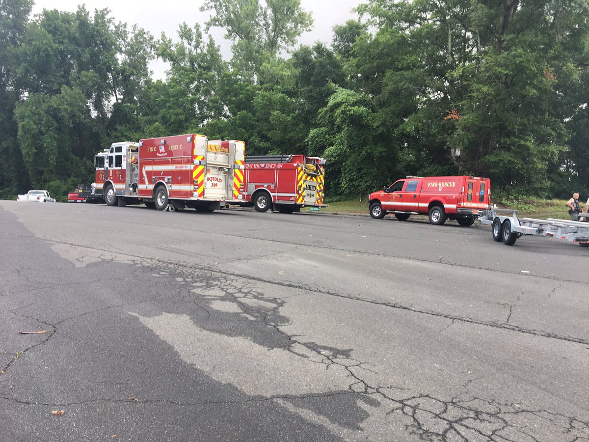 Crews are retrieving boats that floated under the bridge on NC 16. Several boats and boat docks got stuck during this weekend's storms 