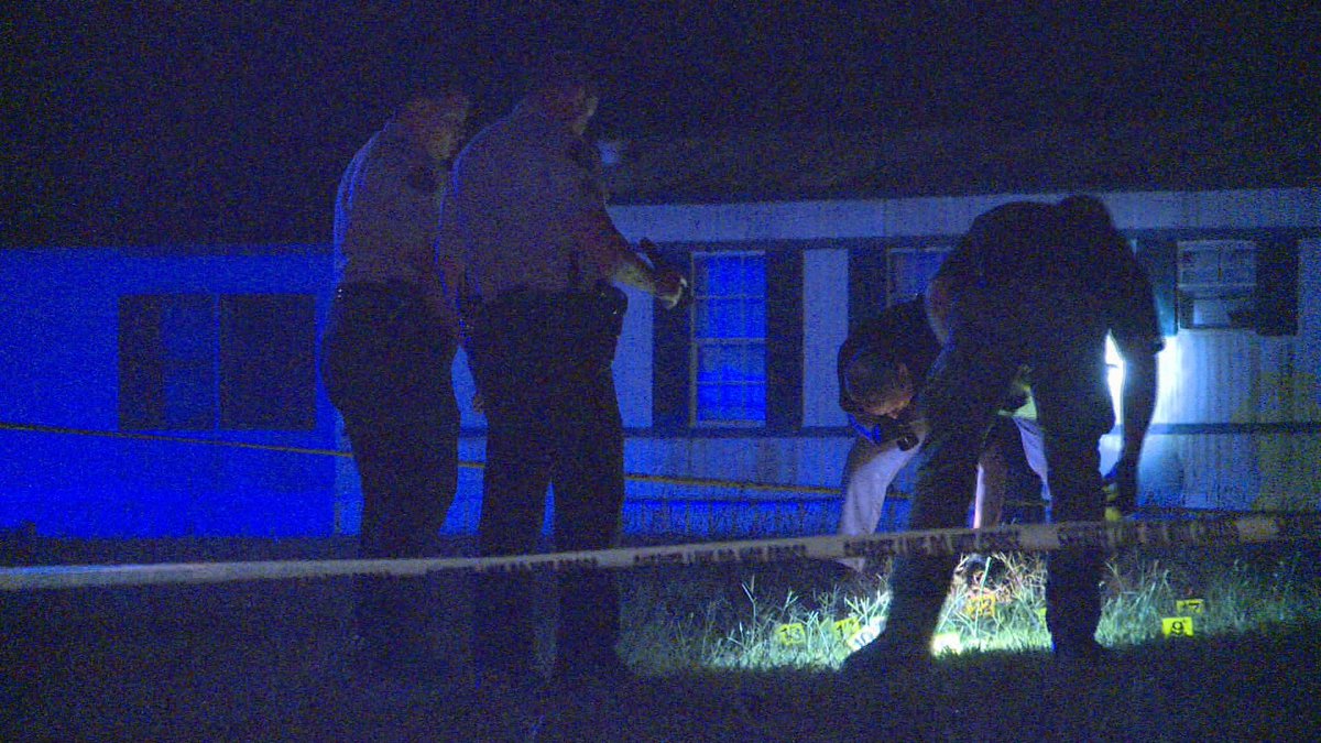 Two teenagers shot in the leg after suspect(s) fires barrage of shots inside a mobile home on Byrd-Yancey-Bass Road in Clinton