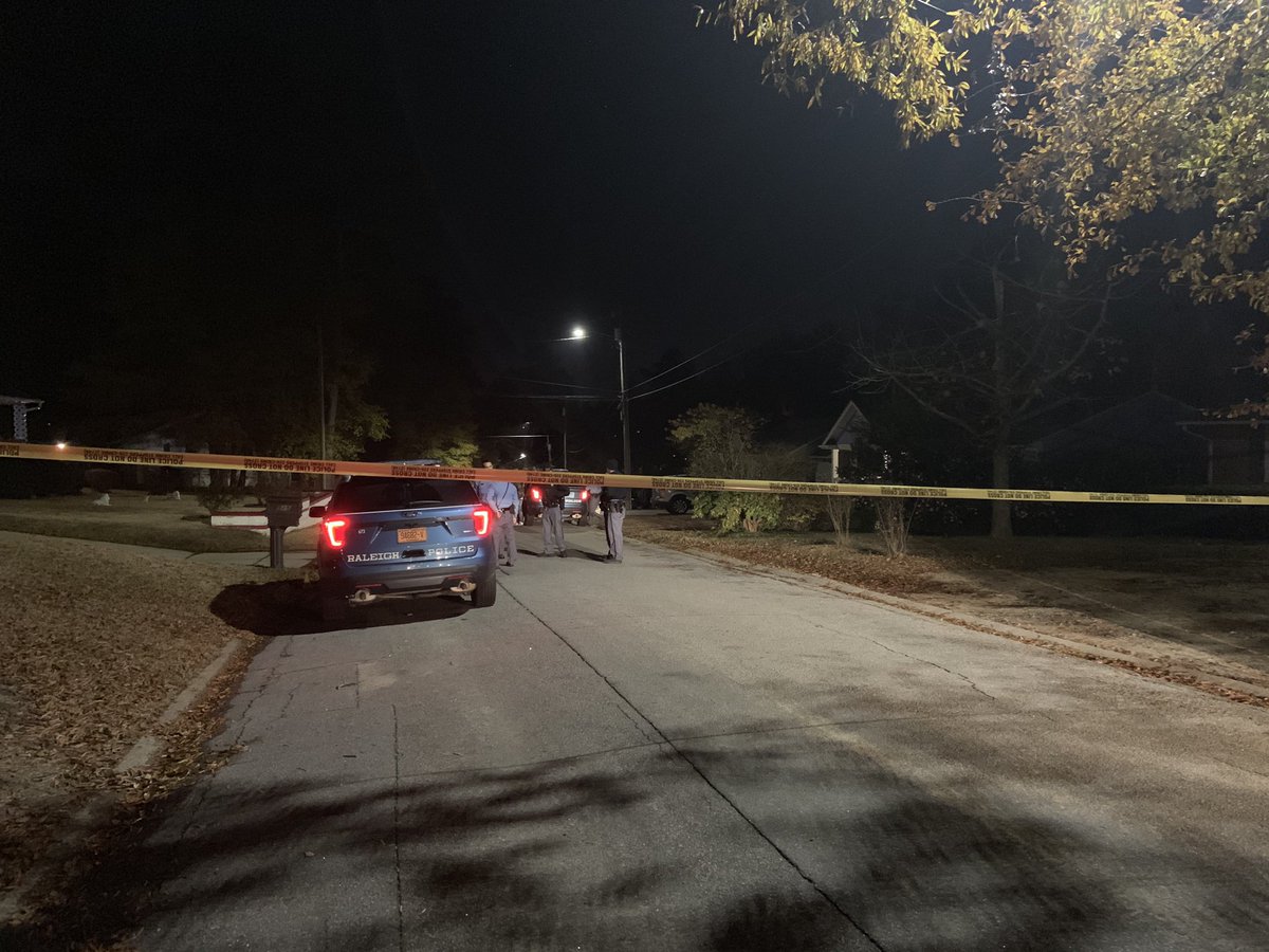 Raleigh police are setup at Parnell Dr. at Ramseur St. where they are investigating a shooting. Police tell someone's car was shot at. No one was hurt. 