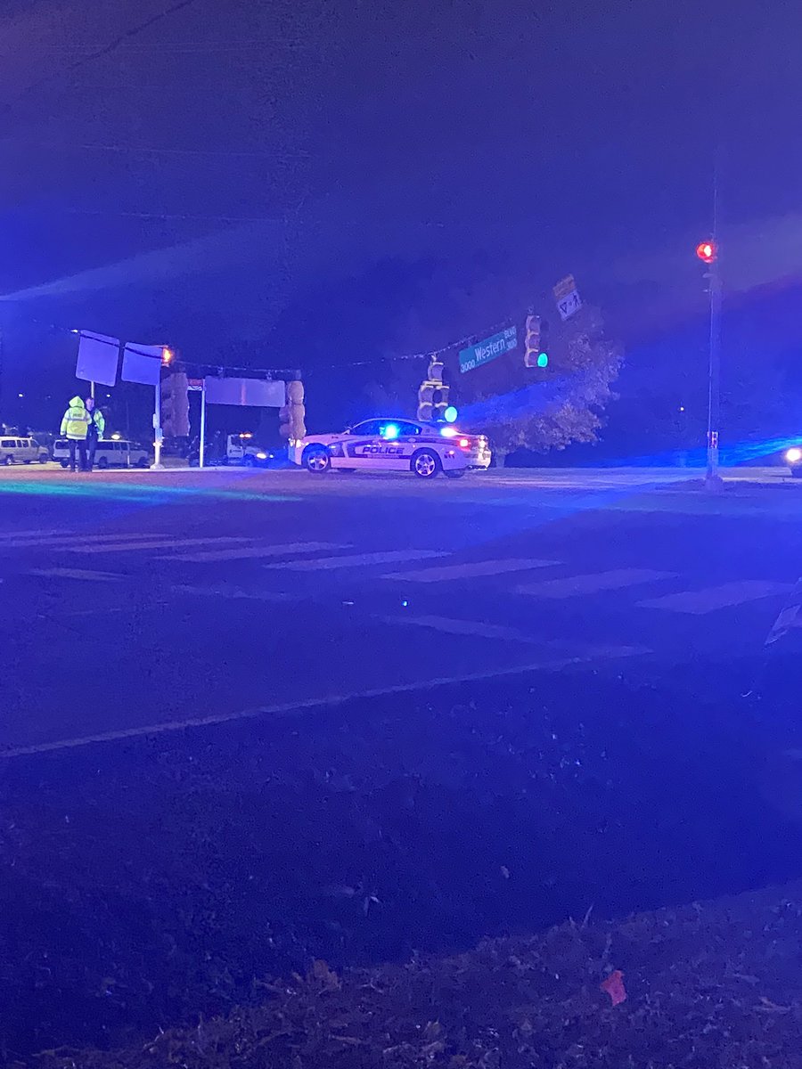 Crash on Western at Dan Allen. Fortunately, the driver of that SUV is okay and this was a single-car crash. raleighpolice say they're still investigating the cause of the crash.