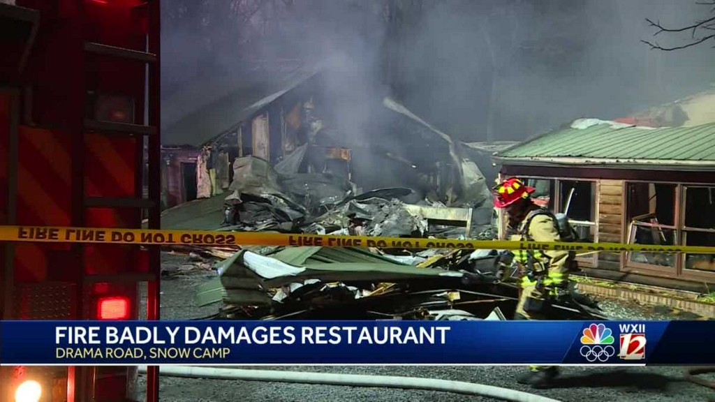 Historic Piedmont restaurant  Ye Old Country Kitchen in Snow Camp destroyed in fire, under investigation