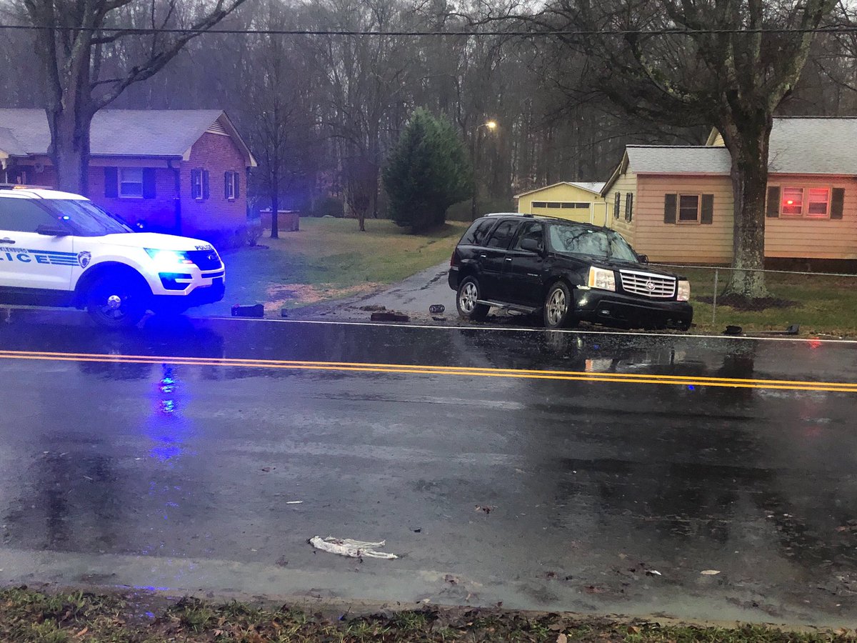 A school bus goes off the road and down an embankment on Valleydale at Goodman Rd. No students onboard. Two vehicles reportedly involved. Minor injuries.