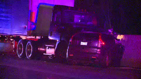 Wrong-way driver in Honda CR-V dies after crashing head-on into tractor-trailer on I-40 East, near NC54, in Durham.  
