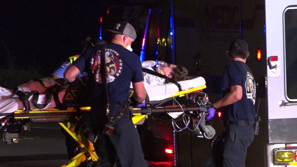 Matthews,NC: Multiple people were seriously hurt after two cars collided, one catching fire on Pleasant Plains Rd near Kings Manor Ct. Sunday night. One person suffered life-threatening injuries & 3 others suffered serious injuries. All are recovering in the hospital