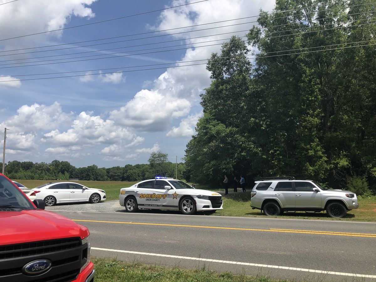 Scene an officer- involved shooting in Waxhaw. The Union County Sheriffs Office says an outdoor church service at Oak Grove Baptist Church was interrupted by a male cursing at church members