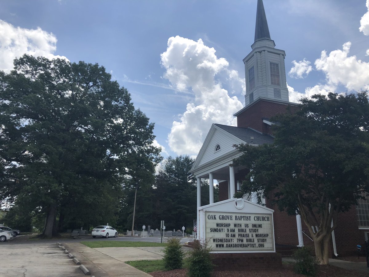 Scene an officer- involved shooting in Waxhaw. The Union County Sheriffs Office says an outdoor church service at Oak Grove Baptist Church was interrupted by a male cursing at church members