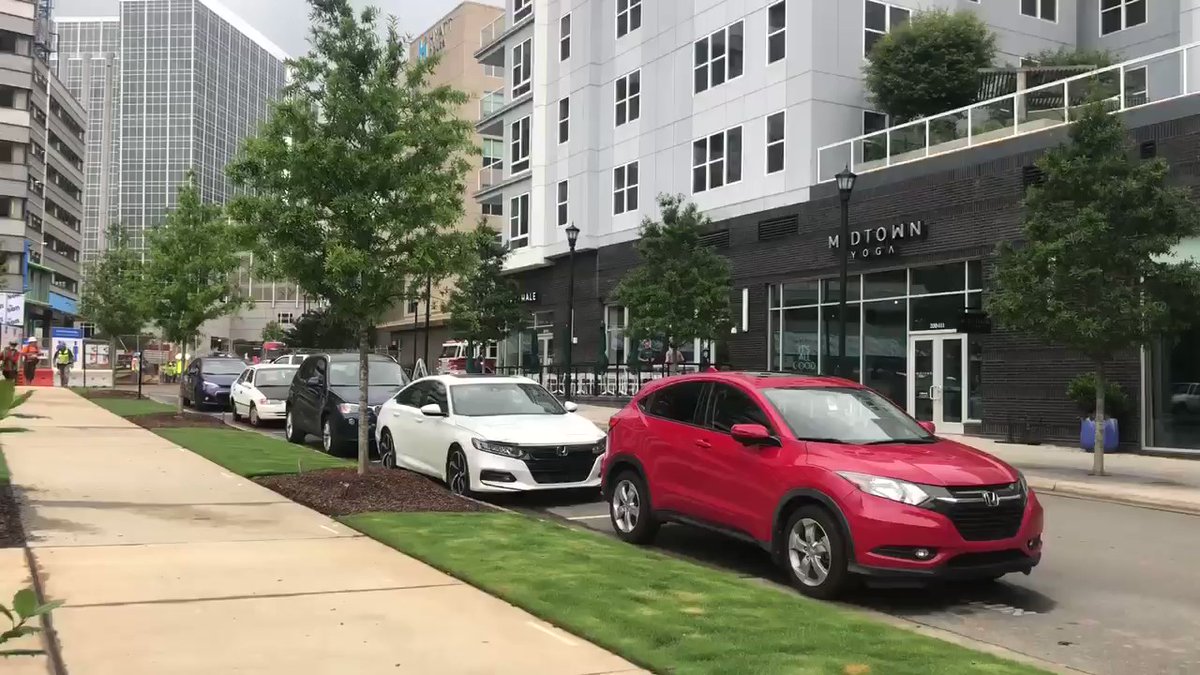 North Hills building being evacuated. Raleigh FD just got on scene