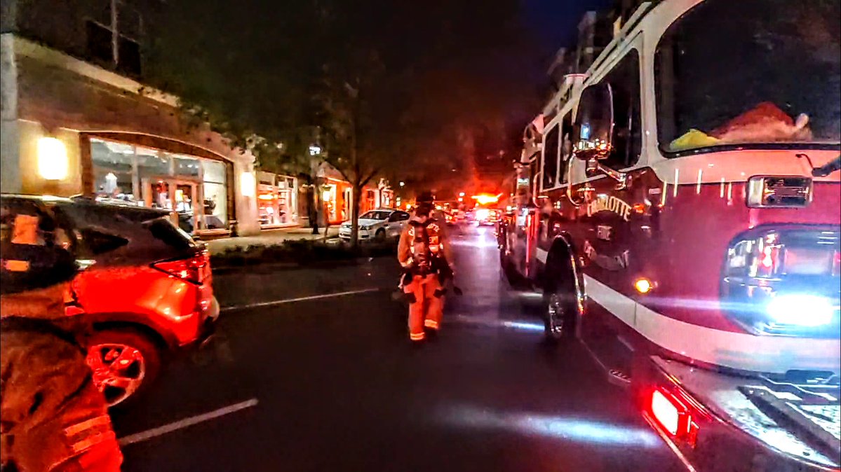 50+ @charlottefire Firefighters battled a 2nd Alarm fire at the Ashley Square at SouthPark Apartments. The fire started in a 2nd floor unit. No injuries to civilians or firefighters were reported