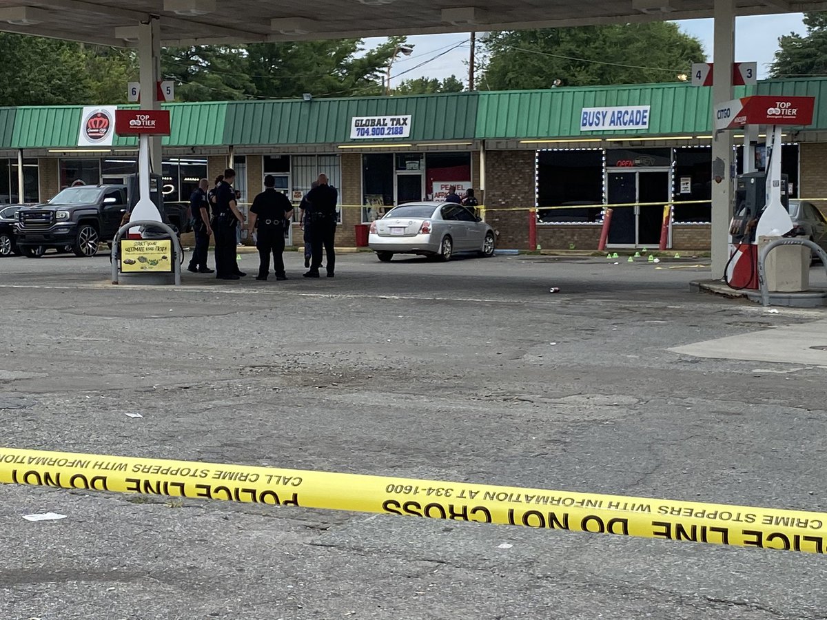 CMPD investigating a shooting near the Citgo in the 3400 block of Beatties Ford Rd. Appears shooting happing at Busy Acarde. 