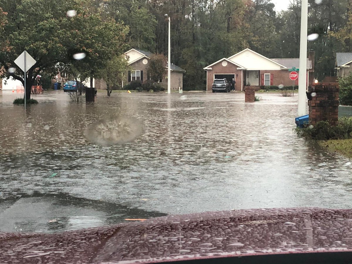 Flash flooding has begun in the Ramsey St / 295 Corridor   