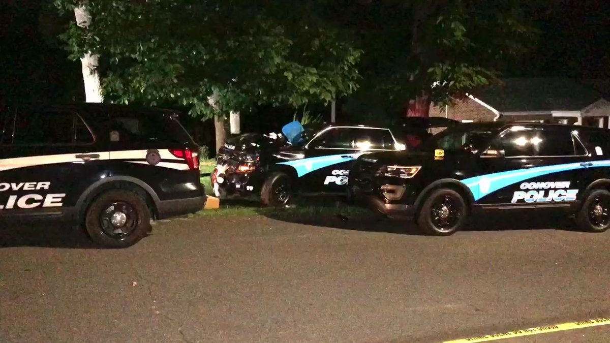 The SBI is investigating after A shooting involving conover police. Officials say officers were at a home to check a family issue when the suspect rammed their vehicle with his, then drove towards them when they got out. Two officers fired.They are ok. suspect is hospitalized