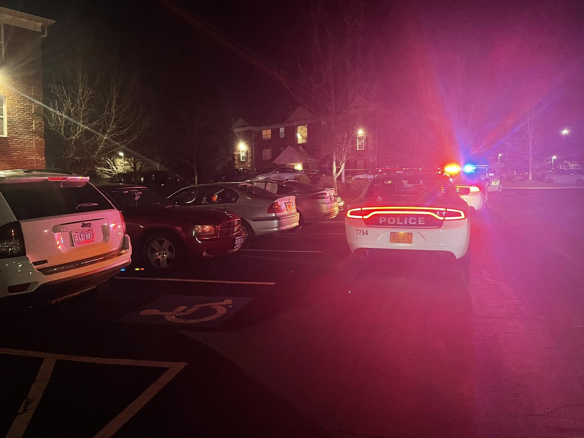 Scene of a double homicide at an apartment complex in the 1400 block of East Cornwallis Road where two people died inside an apartment unit after they were shot. No details yet on what led up to the shooting or a possible suspect