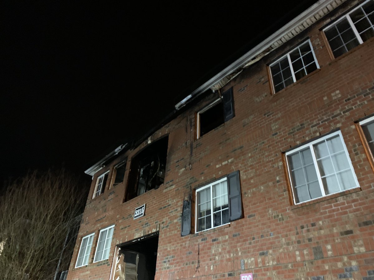 High Point Fire Department still on scene at the Copper Mill Village Apartments after an overnight fire. 30 people are out of their homes this morning.