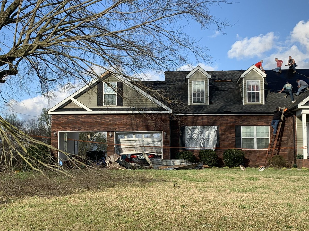 EF-2 tornado damage found in Anson county with winds up to 120 mph per @NWSRaleigh.