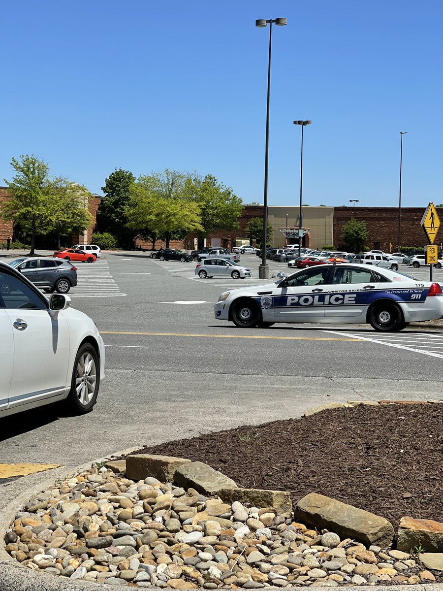 Heavy WSPD presence at Hanes Mall in Winston-Salem. Officials confirm there has been a shooting. There is one person with non-life threatening injuries. The mall has been evacuated and someone is currently in custody.