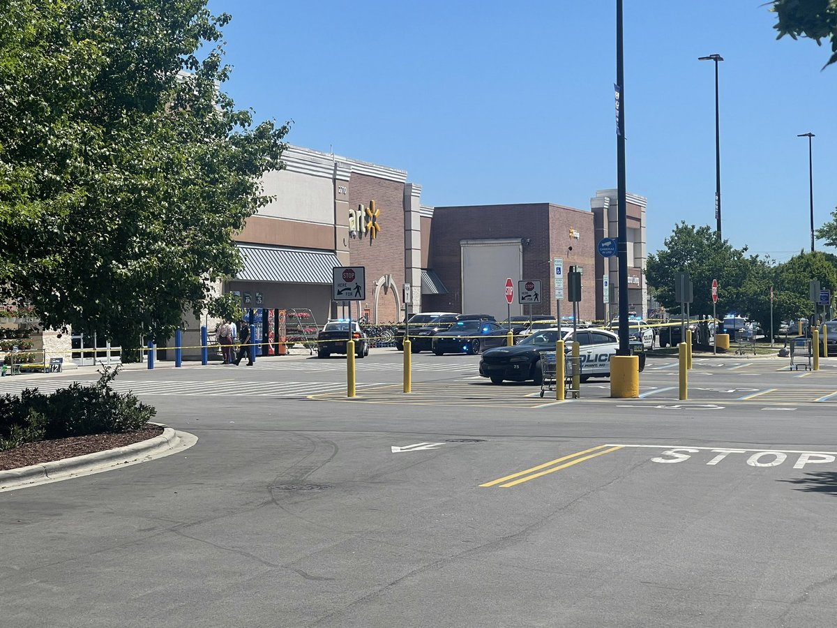 High Point police on scene of a shooting at the Walmart on North Main. Witnesses report hearing multiple shots and found a victim just inside the store.The store is closed while they investigate