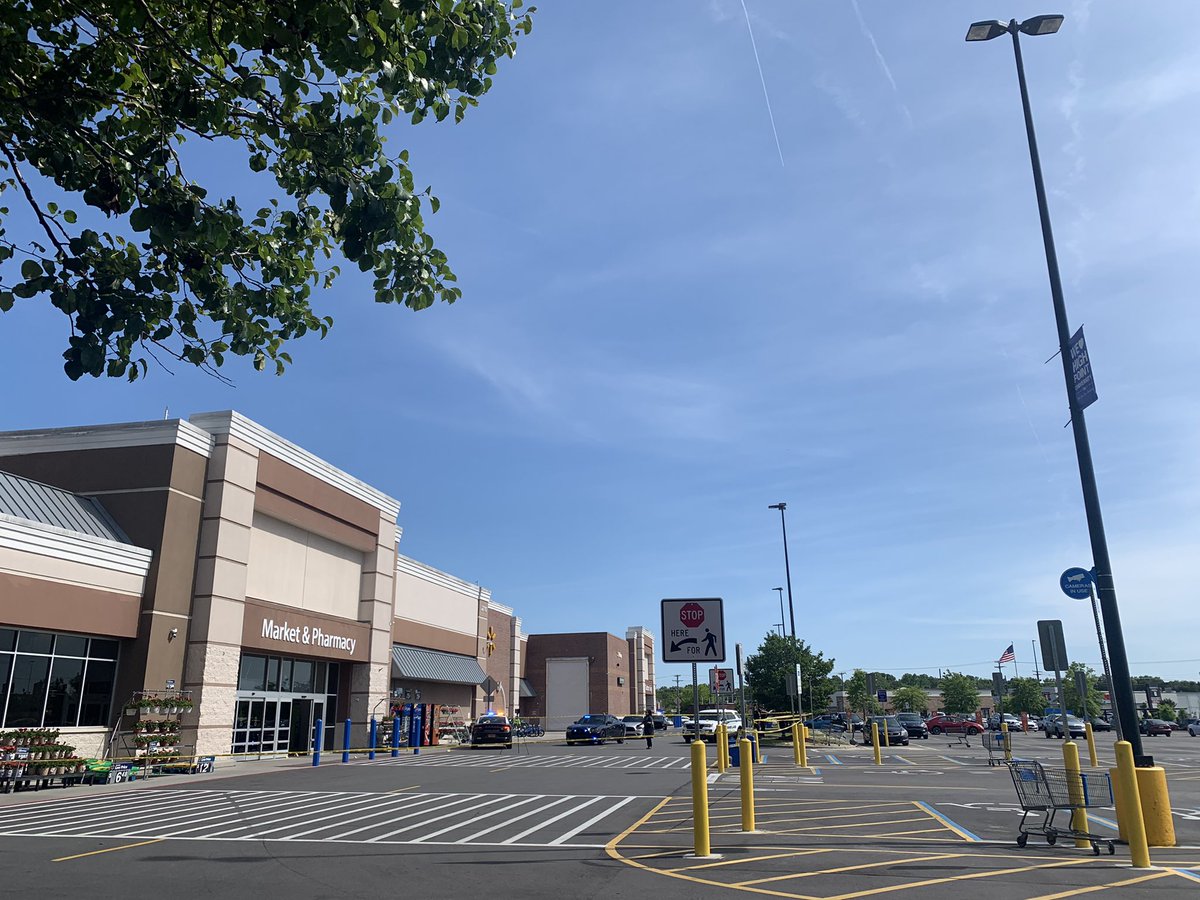 @HighPointPolice is at the Walmart on North Main Street. Captain on scene told:  -PD has someone in custody -The shooting appears to have happened in the entry way to the store -Police expected to leave relatively soon