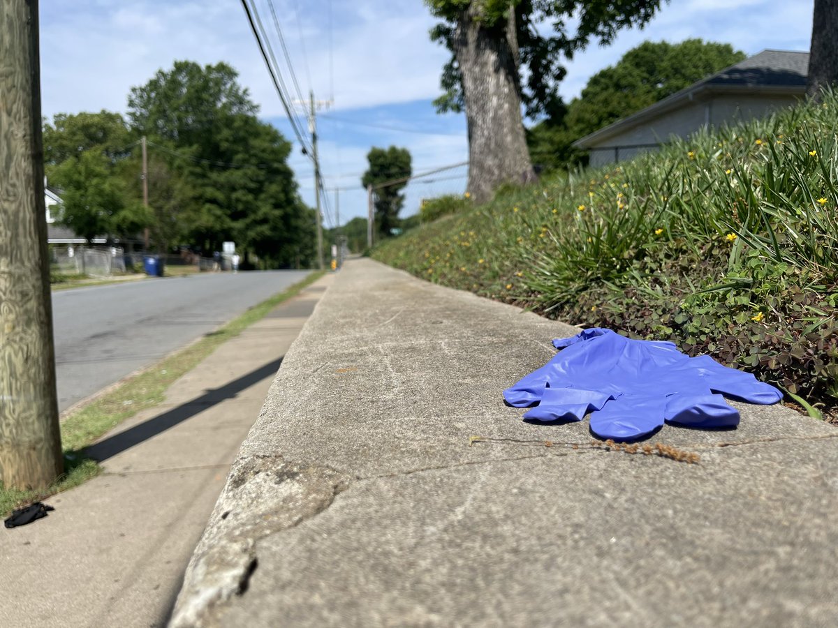 Here is just 1 of 3 crime scenes from last night's shooting in Winston-Salem. You can see bullet holes in the windows of this home. There were 4 people suffering from single gunshot wounds. All 4 of them have non-life threatening injuries  