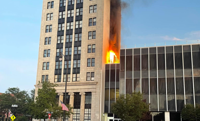 Crews put out early-morning fire in downtown Fayetteville