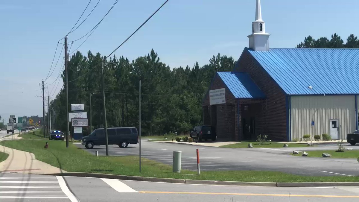 The FBI is still on scene here at the House of Prayer Church near Hinesville. Officials say they were conducting an authorized search warrant earlier this morning