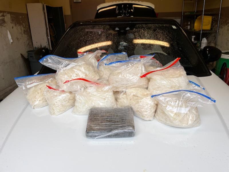 44 pounds of meth, 2 pounds of cocaine seized during NC traffic stop, deputies say
