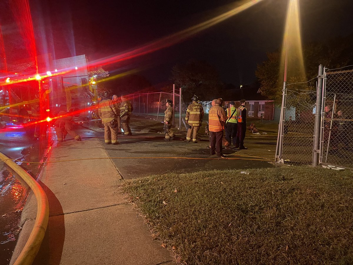 Charlotte Fire is responding to a structure fire at a single-story home in North Charlotte. this home is on the property of Carolina Assisted Living and is vacant. No injuries were reported. We're on the scene with live coverage