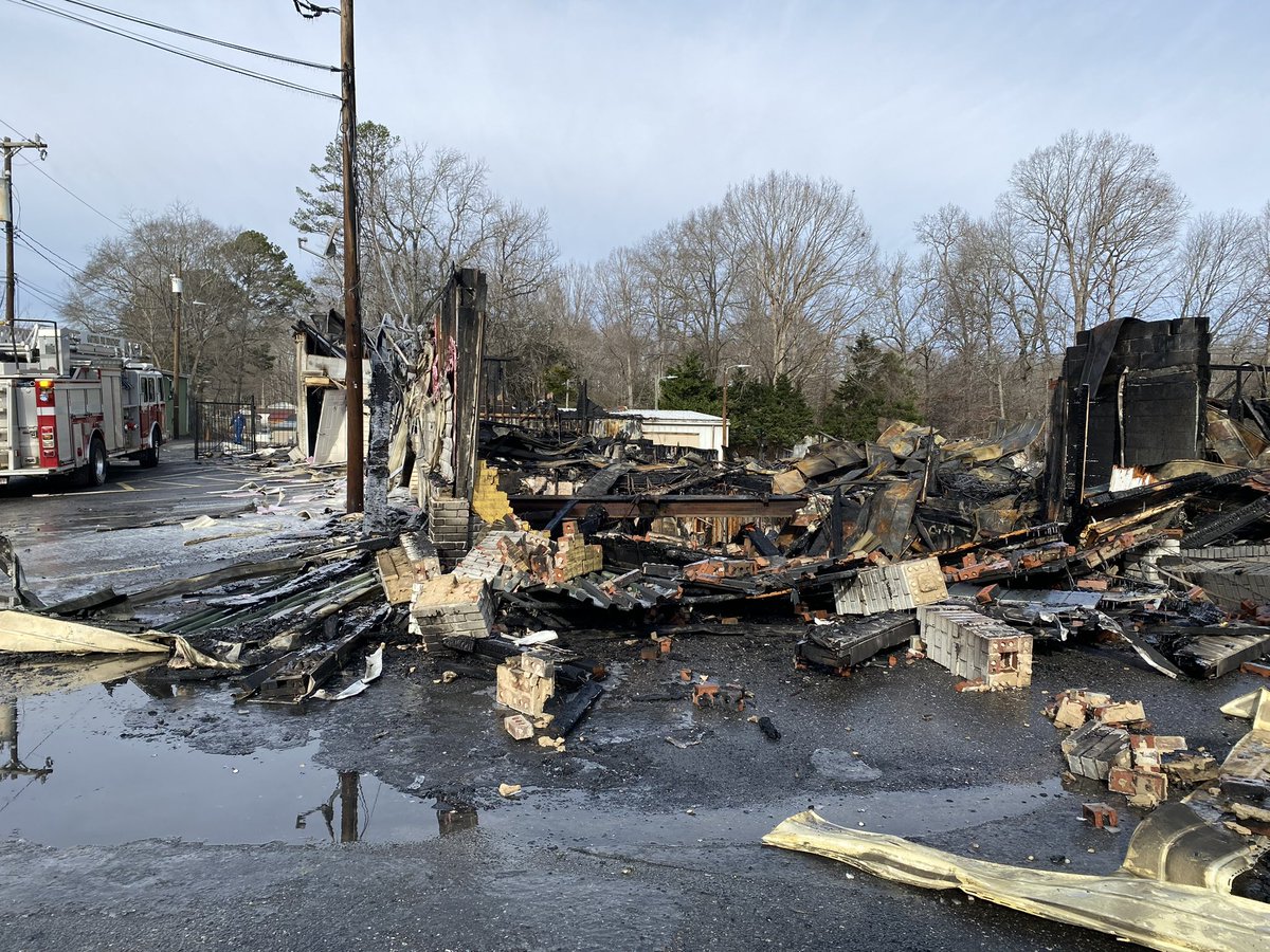A fire on Christmas Day destroyed the building that housed The Place Church in Gastonia. .@GastoniaFire says the call came in around 3 p.m. yesterday, a few hours after the church's Christmas Day service had concluded. No one was injured and the fire remains under investigation