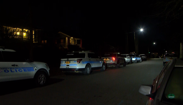 Police investigation in the Wesley Heights neighborhood on Walnut Ave. near W. 4th street.