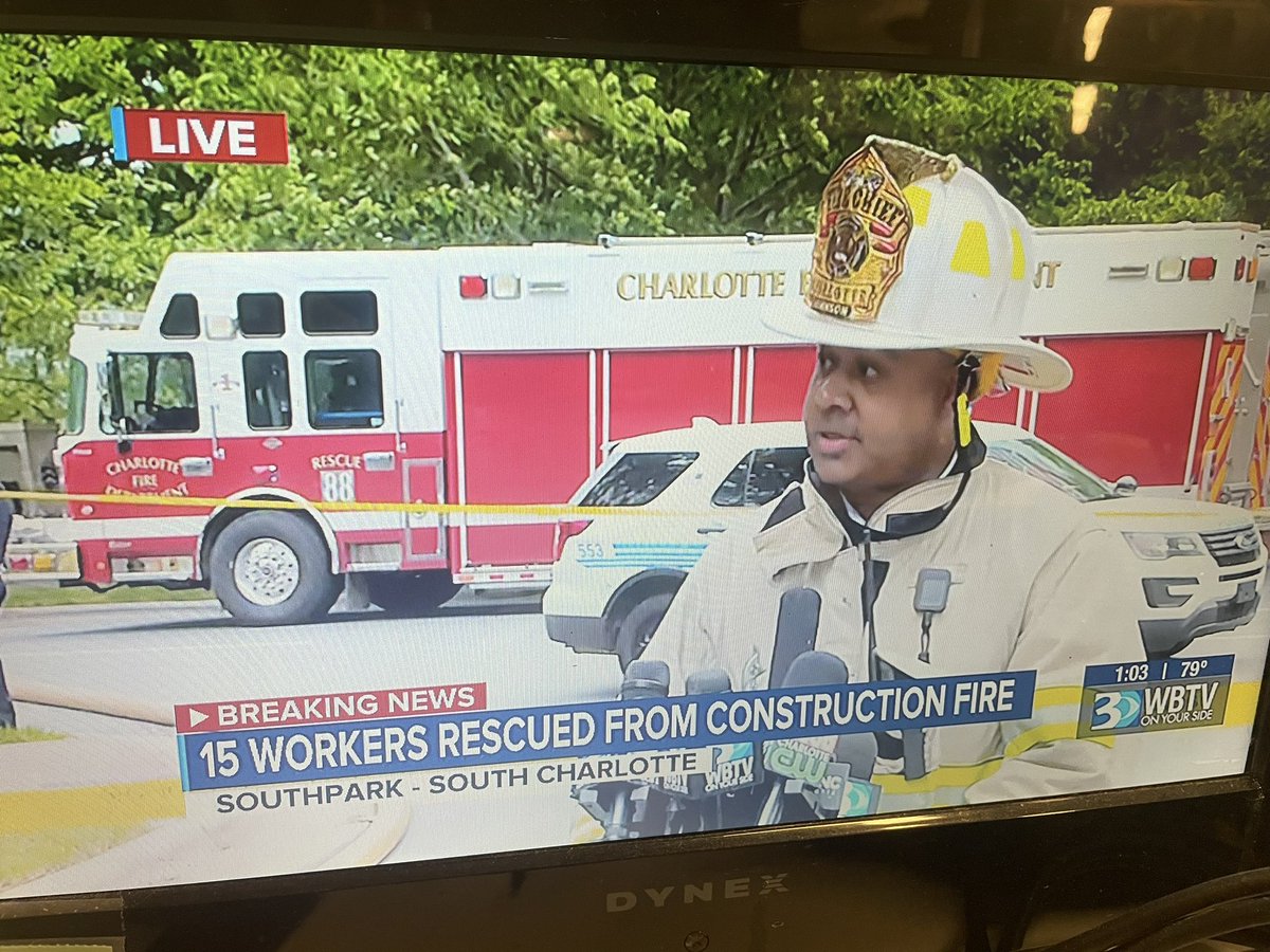 Fire officials say more than 90 firefighters on scene heroically rescued 15 people on the scene including the crane operator.