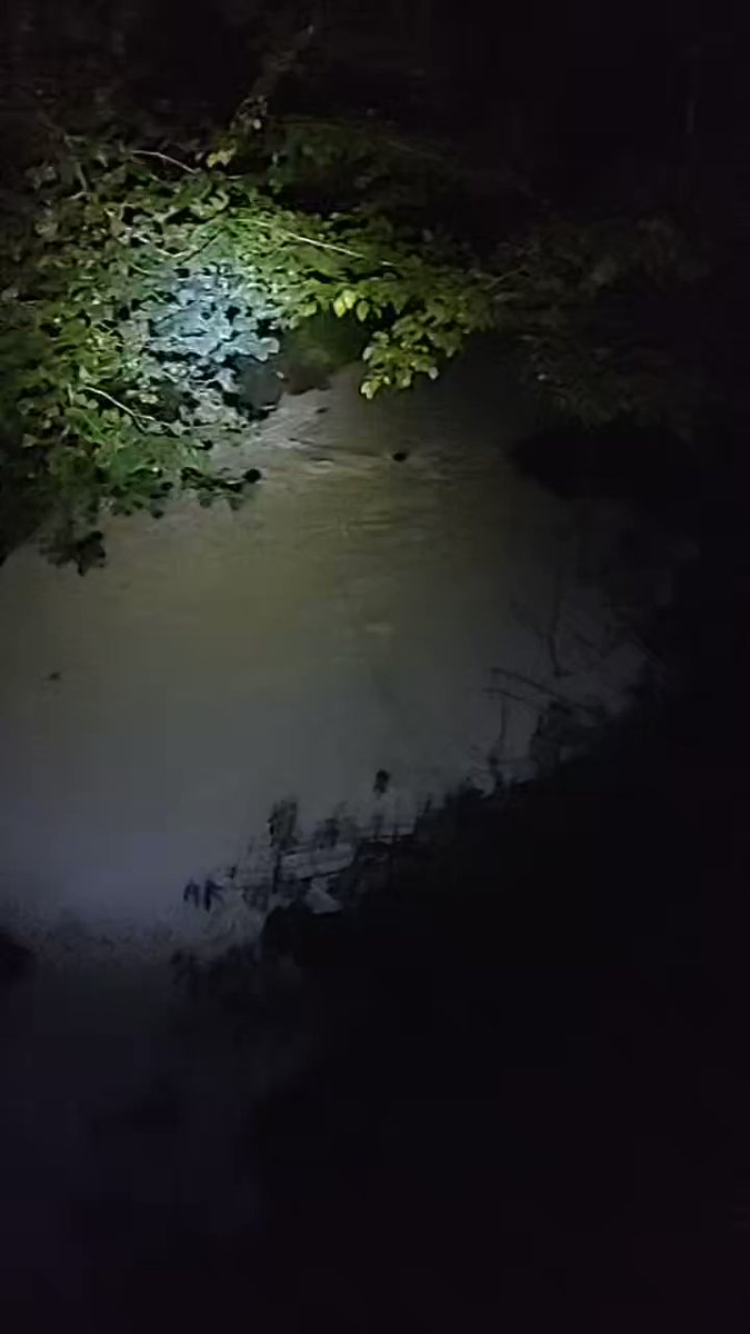 A tractor-trailer crash has caused paint to spill in Rock Creek  and the New River, just outside of Sparta (Alleghany Co). A tractor-trailer overturned and spilled 40,000 pounds of paint in Rock Creek which connects to the New River.