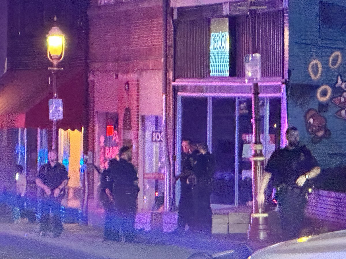Large police presence in downtown Winston-Salem after reports of a shooting. Officers are focusing much of their attention at the Reboot Arcade Bar on Liberty Street