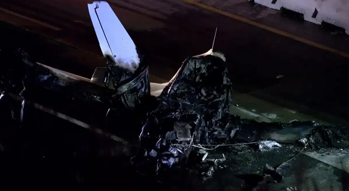 Plane makes forced landing on Interstate 26, Asheville fire officials confirm