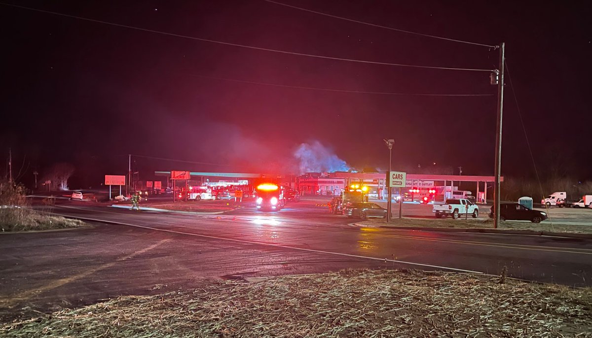 Fire breaks out at Kings Mountain truck stop Tuesday morning