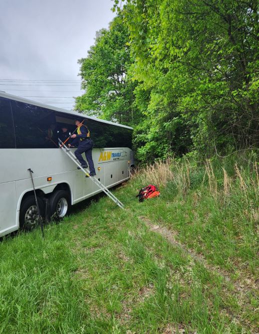 Bus driver cited in I-85 Gaston County bus crash, 7 children injured, police say