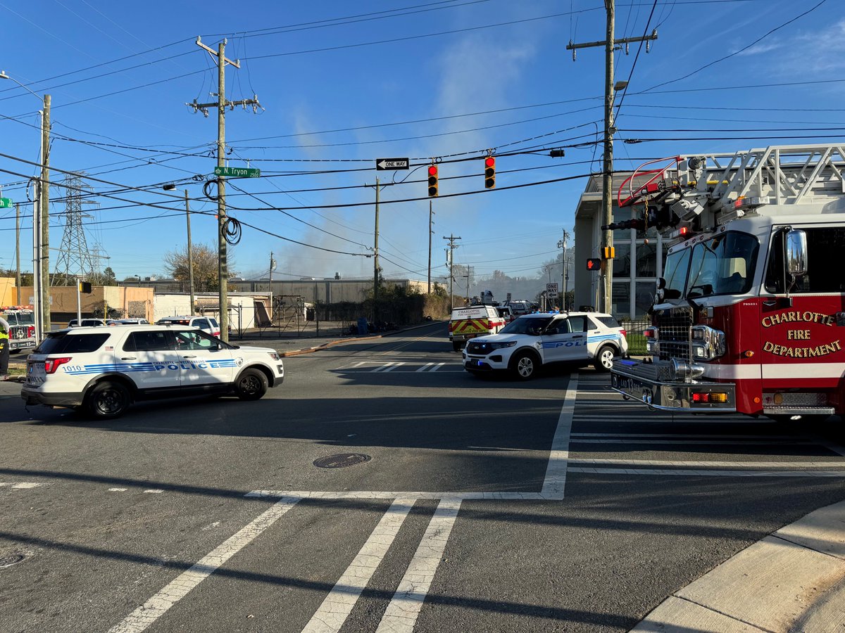 Crews battling 2-alarm fire in northeast Charlotte