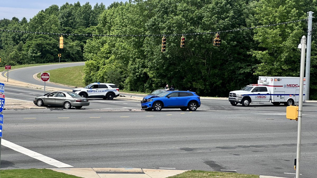 3 vehicle accident at Wilkinson and Todd St in West Charlotte. The left and center lanes at the end of the 485 inner loop exit are blocked.  Unknown injuries