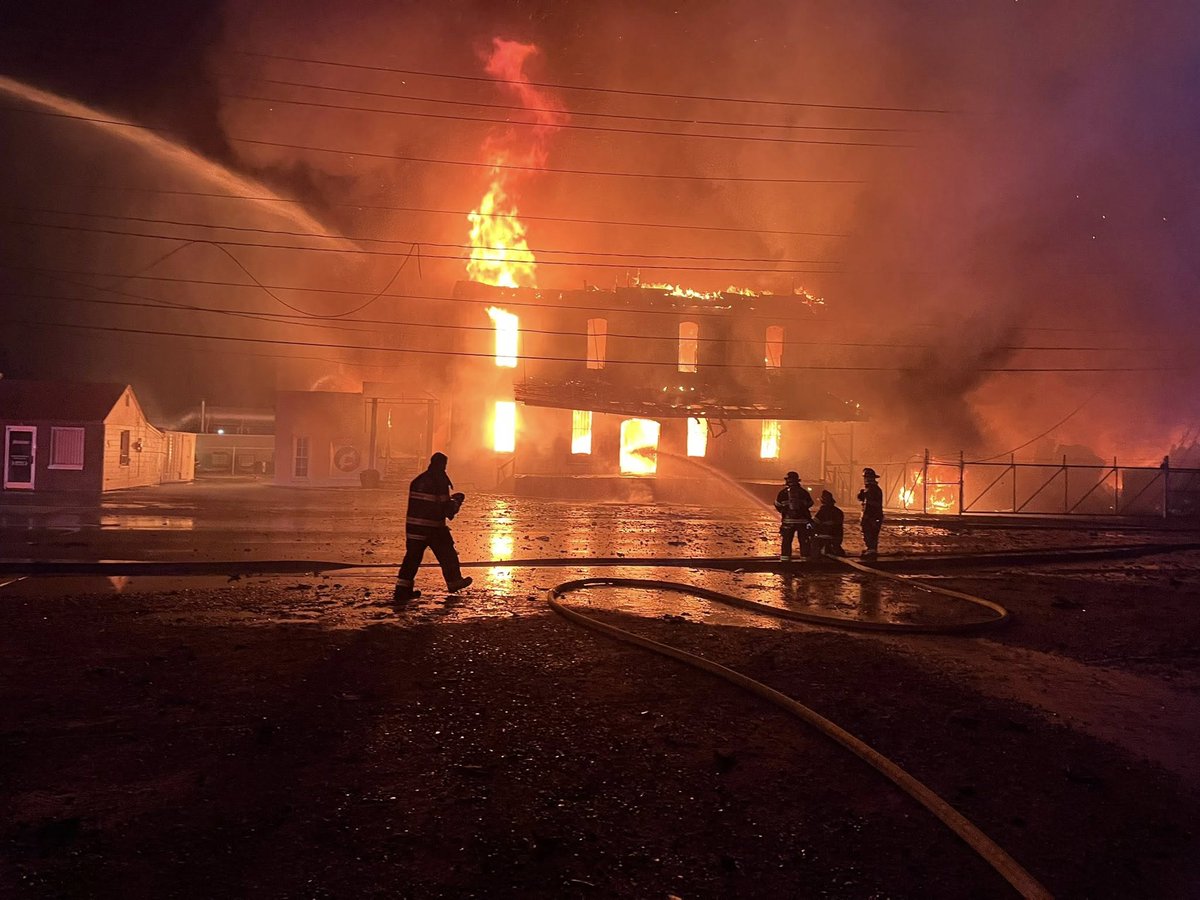 A  fire destroyed a historical building in North Carolina over the weekend