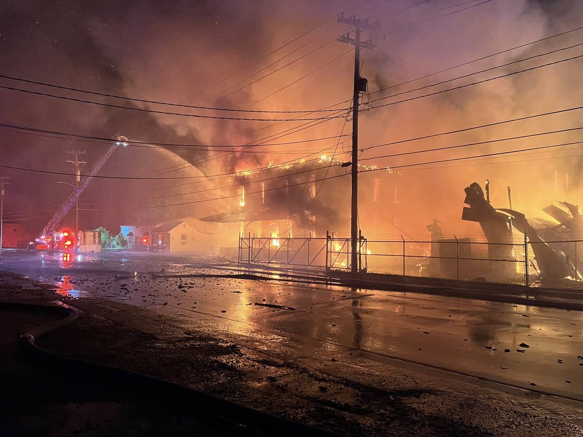 A  fire destroyed a historical building in North Carolina over the weekend