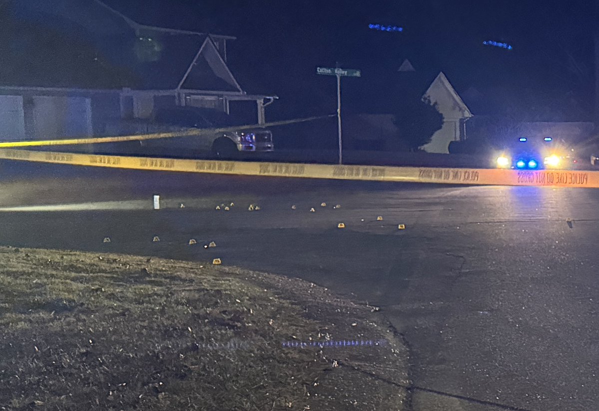 A 19-year-old is in serious but stable condition after a shooting left over a dozen shell casings from a shooting Friday night on Old Farm Road in Fayetteville