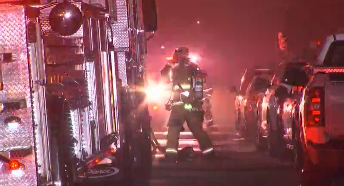 Residents in a downtown Raleigh neighborhood woke to the smell of smoke and sounds of sirens Thursday night, as fire crews battled the blaze at a home on Haywood Street