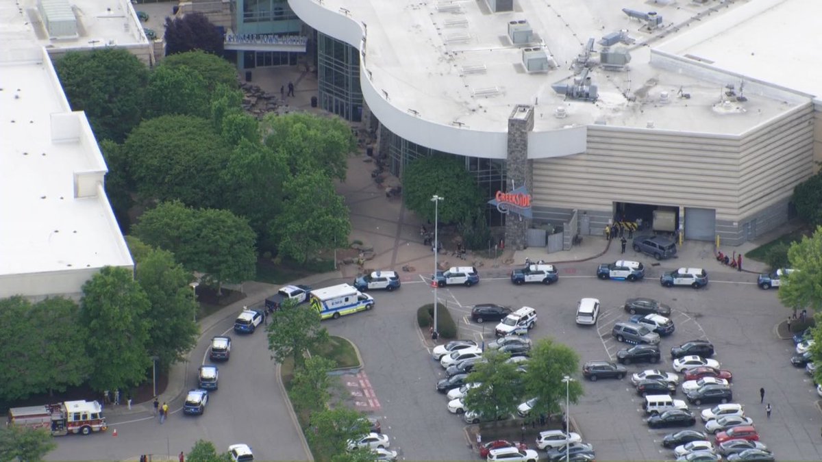At least 2 people shot at Triangle Town Center in Raleigh, North Carolina; no suspect in custody
