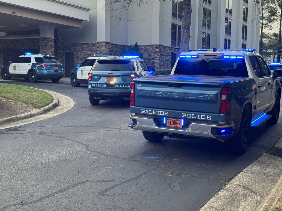 A person was injured in a stabbing at a Raleigh hotel on Sunday evening, according to police