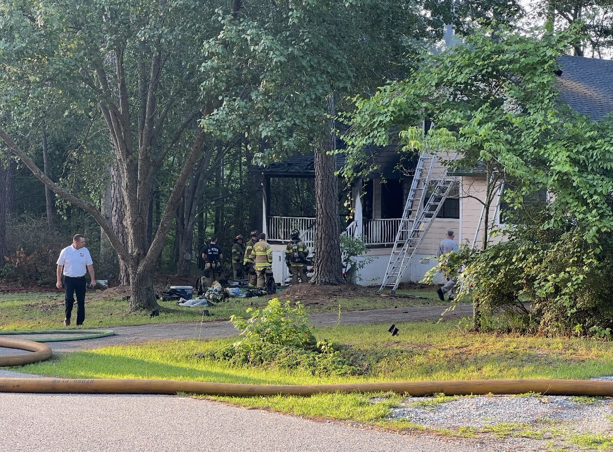 Multiple fire crews responded to an early morning house fire in Garner