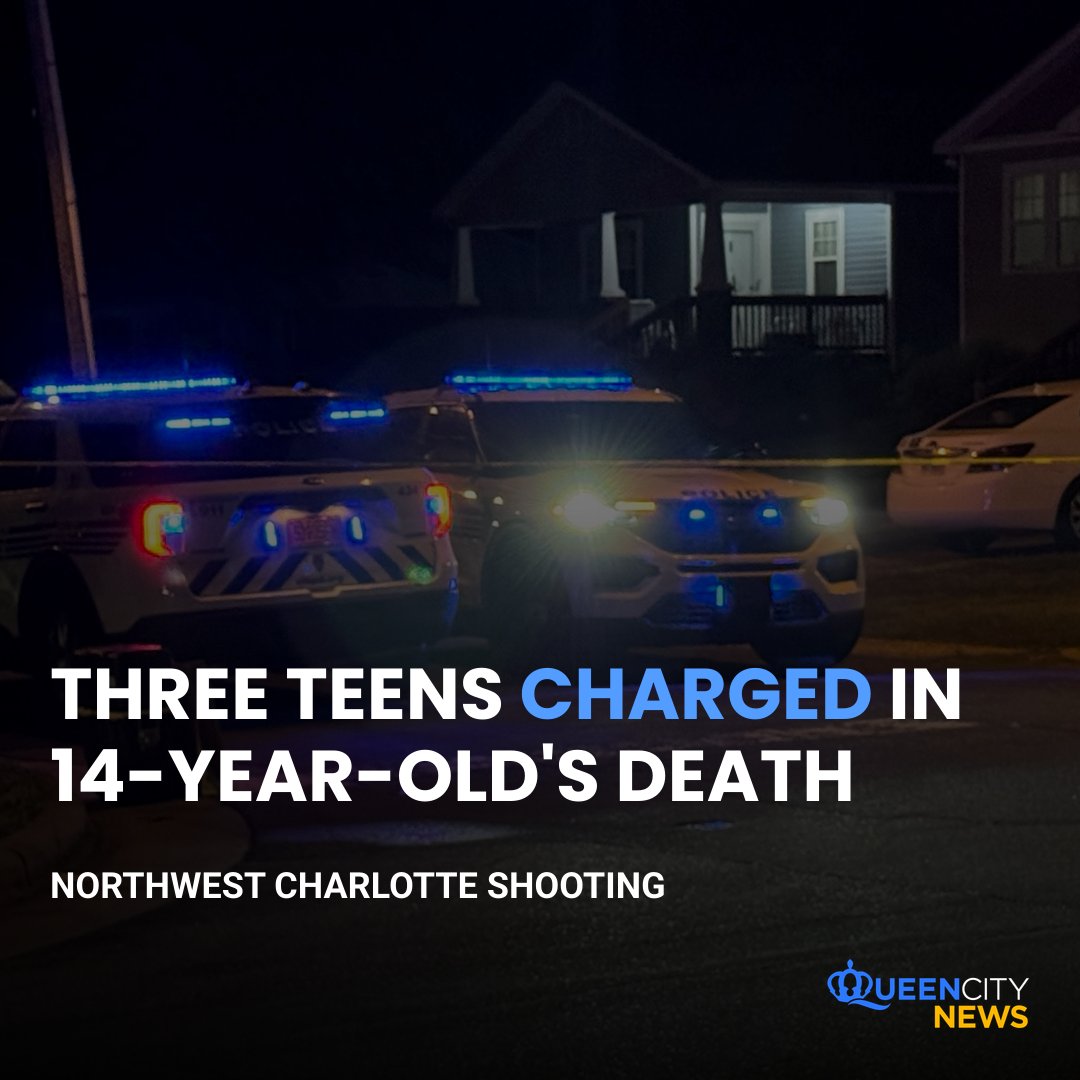 14-year-old killed, 3 teens arrested in NW Charlotte shooting