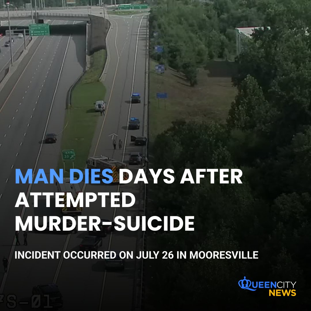 Man accused of attempted murder-suicide on I-77 in Mooresville has died: