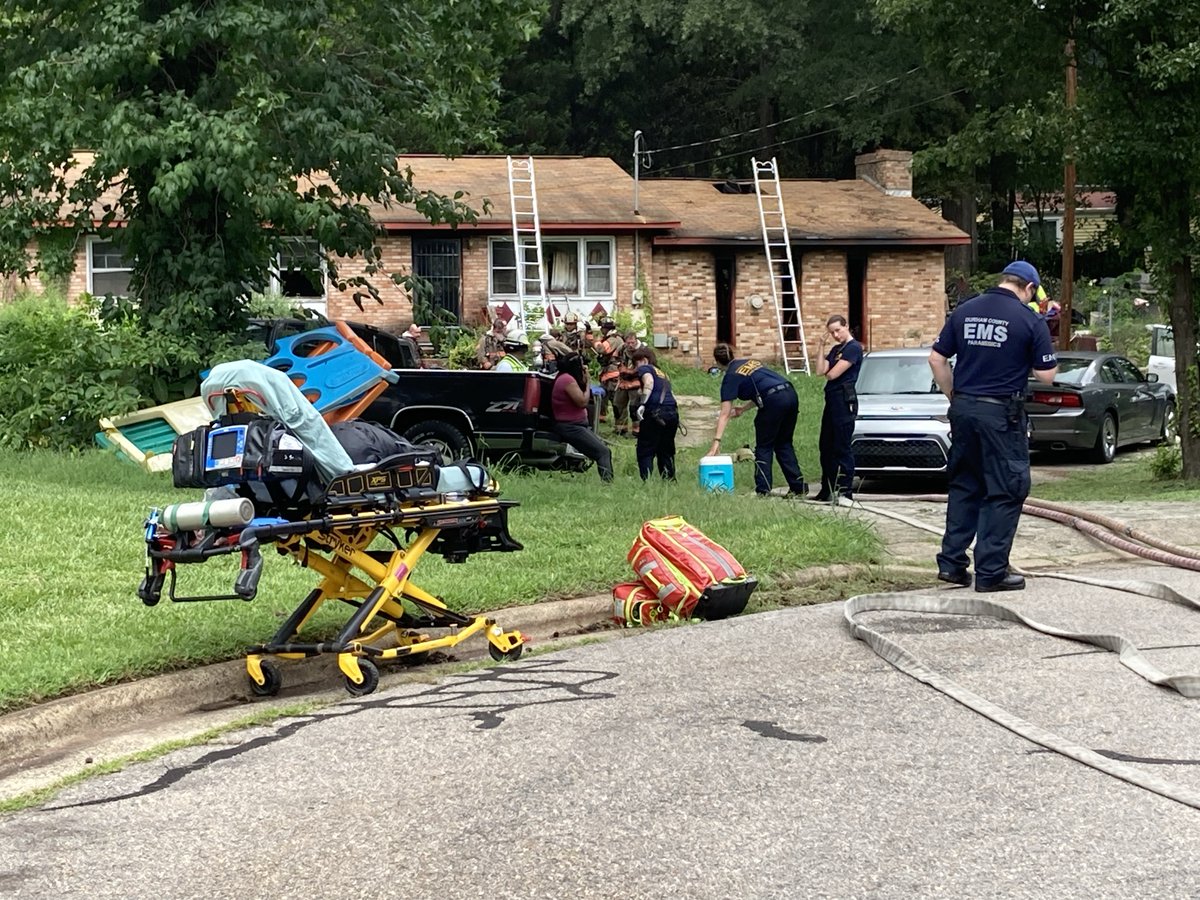 One person was killed and four others escaped after an early-morning fire at a home in Durham, officials said